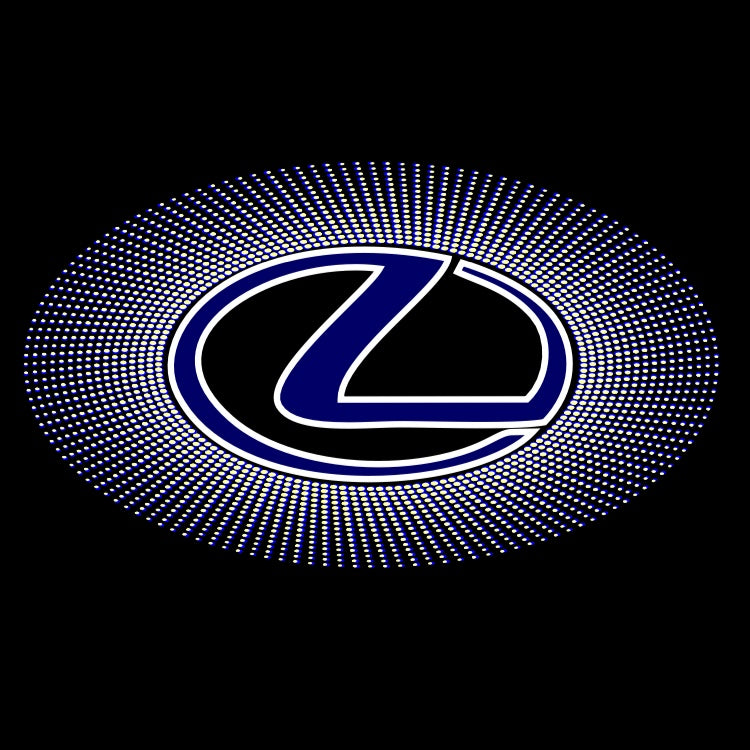 LEXUS LOGO PROJECTOR LIGHTS Nr.01 (الكمية 1 = 1 مجموعة / 2 أضواء باب)
