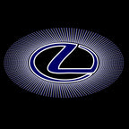 LEXUS LOGO PROJECTOR LIGHTS Nr.01 (الكمية 1 = 1 مجموعة / 2 أضواء باب)