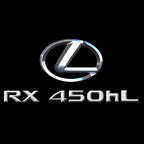 LEXUS  RX 450hL LOGO PROJECROTR LIGHTS (quantity 1 = 1 sets/2 door lights)Nr.01a8