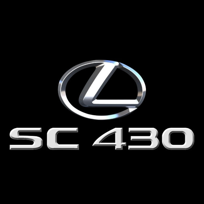 LEXUS  SC 430 LOGO PROJECROTR LIGHTS (quantity 1 = 1 sets/2 door lights)Nr.01a7
