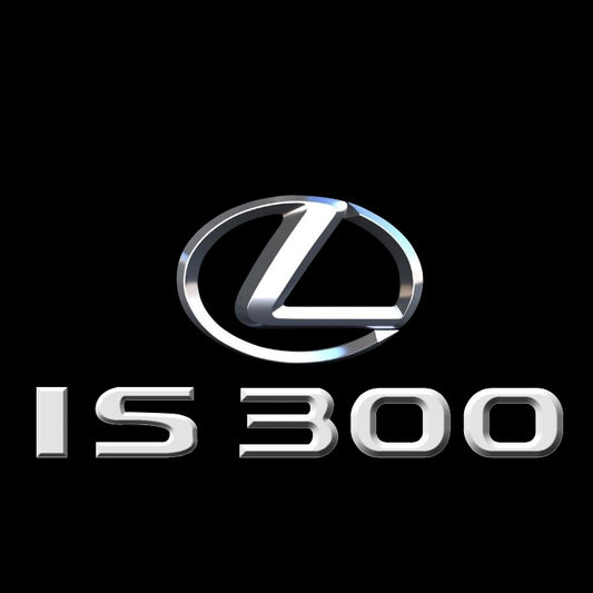 LEXUS IS 300 LOGO PROJECROTR LIGHTS (quantity 1 = 1 sets/2 door lights)Nr.01a58