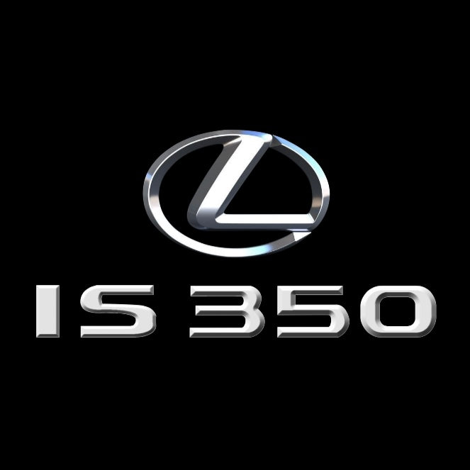 LEXUS IS 350 LOGO PROJECROTR LIGHTS (quantity 1 = 1 sets/2 door lights)Nr.01a57