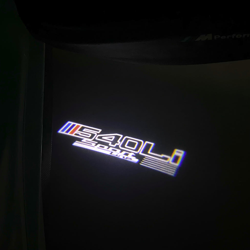 BMW 5 SERIES 540 Li LOGO PROJECTOT LIGHTS (quantity 1 = 1 sets/2 door lights) Nr.6024q97