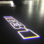 LUCES DE PROYECTOR DEL LOGOTIPO BMW M3 Nr.24 (cantidad 1 = 1 juegos / 2 luces de puerta)