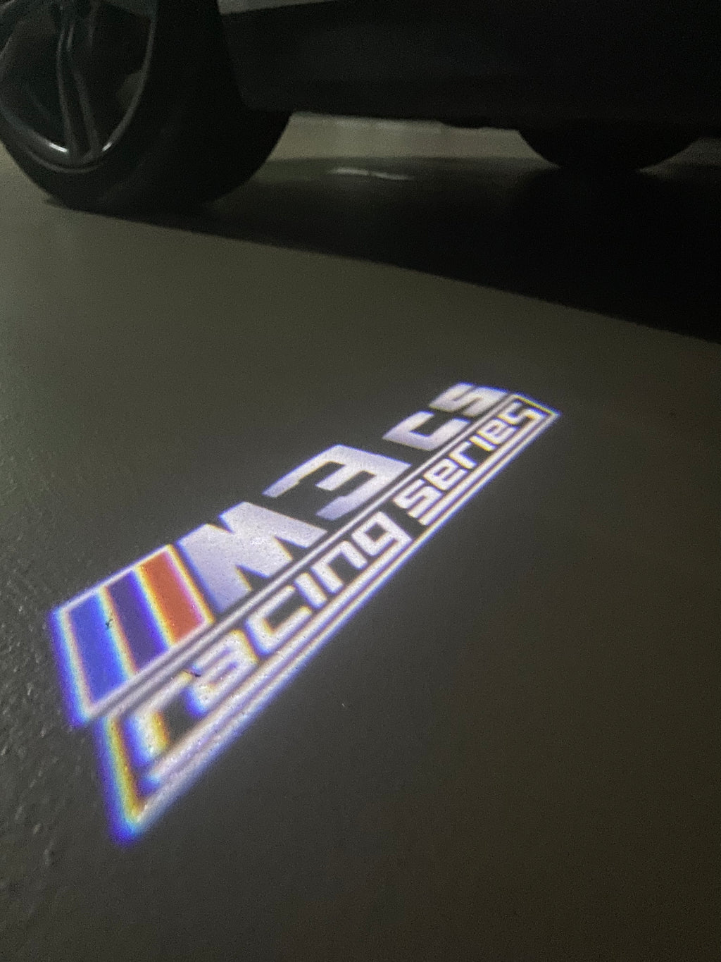 BMW 3 SERIES M3  LOGO PROJECTOT LIGHTS (quantity 1 = 1 sets/2 door lights) Nr.6024q48