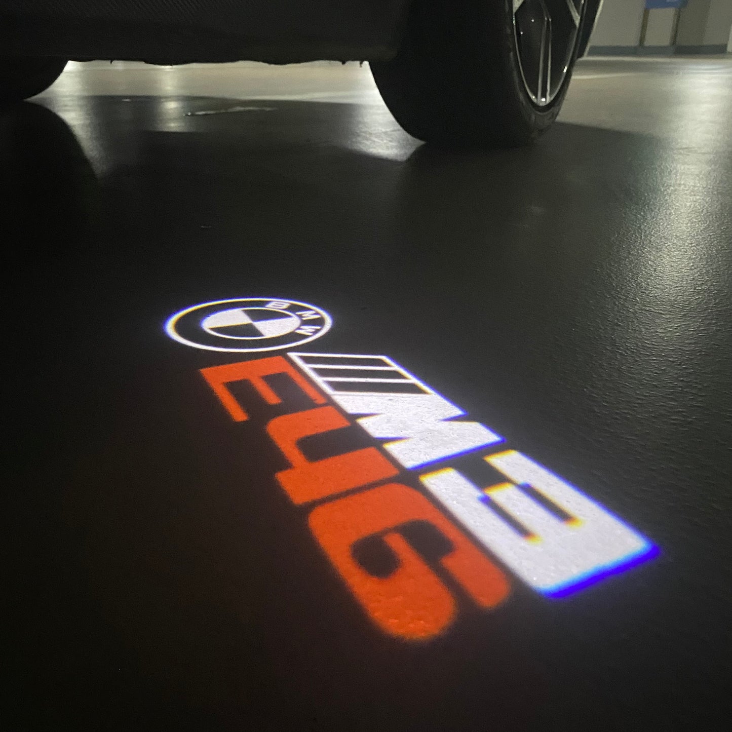 BMW 3 SERIES M3 E46  LOGO PROJECTOT LIGHTS (quantity 1 = 1 sets/2 door lights) Nr.6024q45
