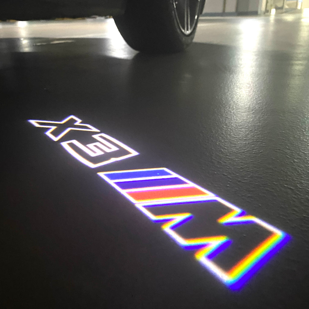 BMW M3 LOGO PROJECTOT LIGHTS Nr.24 (Menge 1 = 1 Sets/2 Türleuchten)