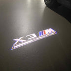 BMW M3 LOGO PROJECTOR LIGHTS Nr.24 (الكمية 1 = 1 مجموعة / 2 أضواء باب)