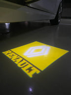 RENAULT ORIGINAL LOGO PROJECROTR LIGHTS Nr.0958 (quantity  1 =  2 Logo Film & 2 door lights)