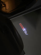 RENAULT Sport LOGO PROJECROTR LIGHTS Nr.0952 (quantity  1 =  2 Logo Film & 2 door lights)