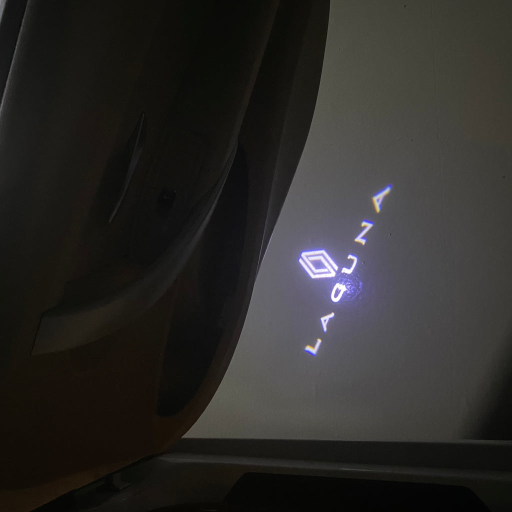 RENAULT Laguna LOGO PROJECROTR LIGHTS Nr.0919 (quantity  1 =  2 Logo Film & 2 door lights)