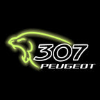 PEUGEOT 307  LOGO PROJECTOT LIGHTS (quantity 1 = 1 sets/2 door lights) Nr.6024q24