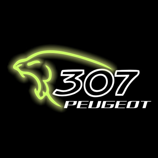PEUGEOT 307  LOGO PROJECTOT LIGHTS (quantity 1 = 1 sets/2 door lights) Nr.6024q24