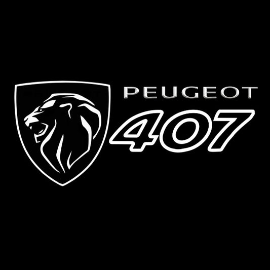 PEUGEOT  407 LOGO PROJECTOT LIGHTS (quantity 1 = 1 sets/2 door lights) Nr.6024q33