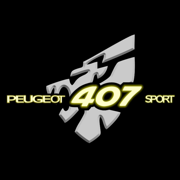 PEUGEOT  407  LOGO PROJECTOT LIGHTS (quantity 1 = 1 sets/2 door lights) Nr.6024q35