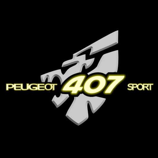 PEUGEOT  407  LOGO PROJECTOT LIGHTS (quantity 1 = 1 sets/2 door lights) Nr.6024q35