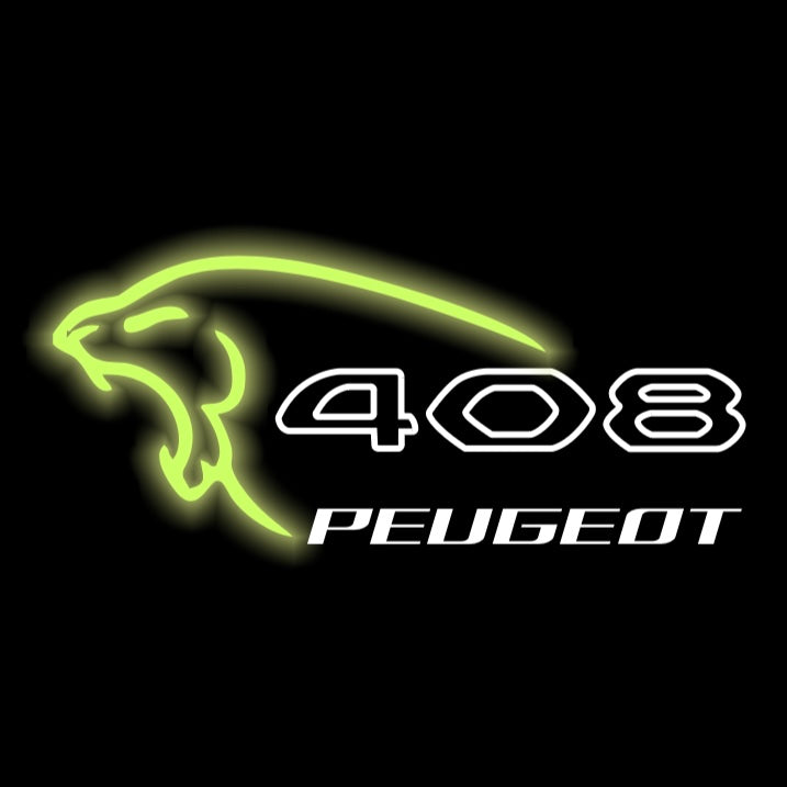PEUGEOT  408  LOGO PROJECTOT LIGHTS (quantity 1 = 1 sets/2 door lights) Nr.6024q41