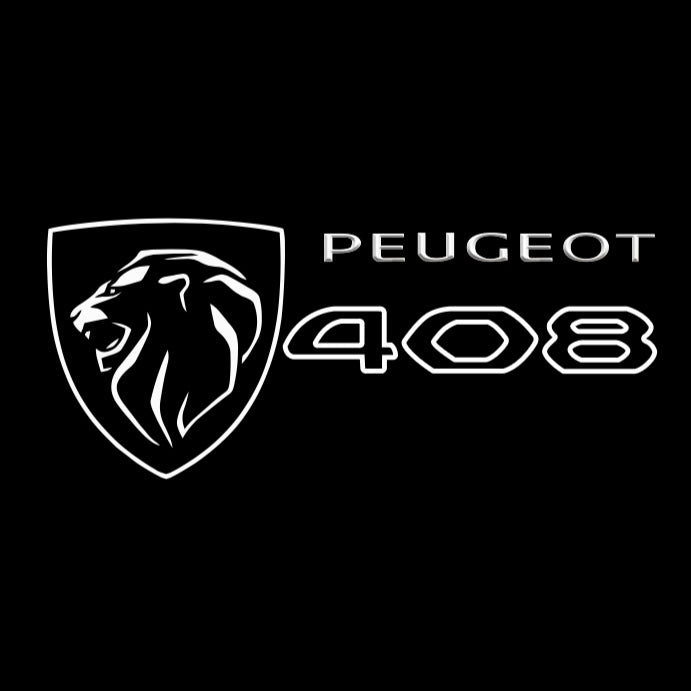 PEUGEOT   408  LOGO PROJECTOT LIGHTS (quantity 1 = 1 sets/2 door lights) Nr.6024q40