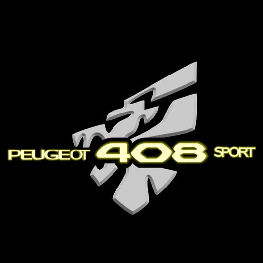 PEUGEOT   408 SPORT  LOGO PROJECTOT LIGHTS (quantity 1 = 1 sets/2 door lights) Nr.6024q43