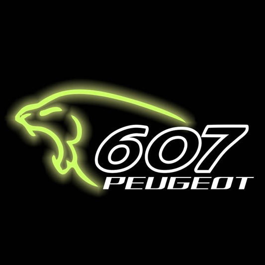 PEUGEOT  607  LOGO PROJECTOT LIGHTS (quantity 1 = 1 sets/2 door lights) Nr.6024q51