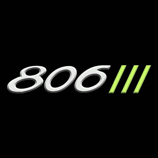 PEUGEOT 806  LOGO PROJECTOT LIGHTS (quantity 1 = 1 sets/2 door lights) Nr.6024q54