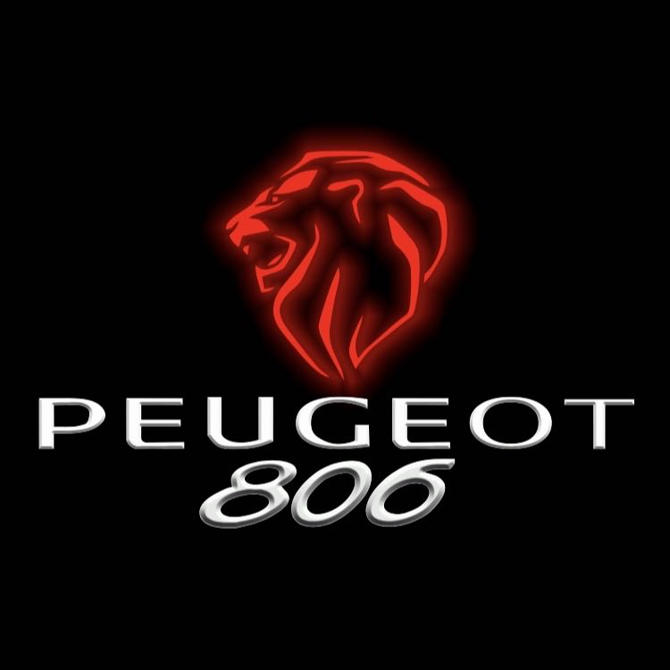 PEUGEOT  806  LOGO PROJECTOT LIGHTS (quantity 1 = 1 sets/2 door lights) Nr.6024q55