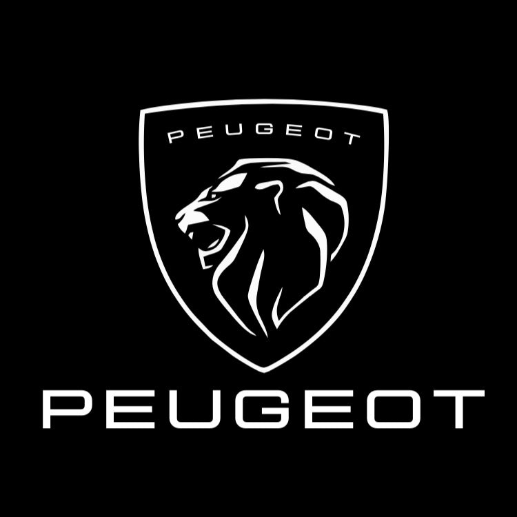 PEUGEOT ORIGINAL  LOGO PROJECTOT LIGHTS (quantity 1 = 1 sets/2 door lights) Nr.6024q71