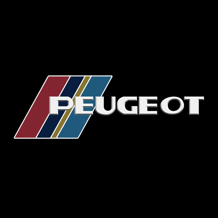 PEUGEOT ORIGINAL  LOGO PROJECTOT LIGHTS (quantity 1 = 1 sets/2 door lights) Nr.6024q65