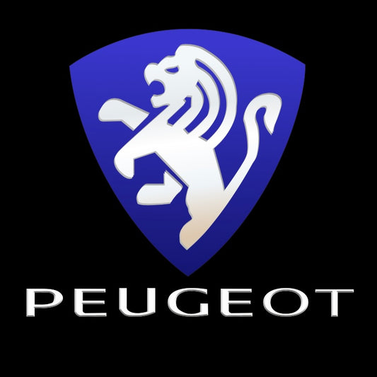 PEUGEOT ORIGINAL  LOGO PROJECTOT LIGHTS (quantity 1 = 1 sets/2 door lights) Nr.6024q70