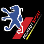 PEUGEOT  SPORT  LOGO PROJECTOT LIGHTS (quantity 1 = 1 sets/2 door lights) Nr.6024q80