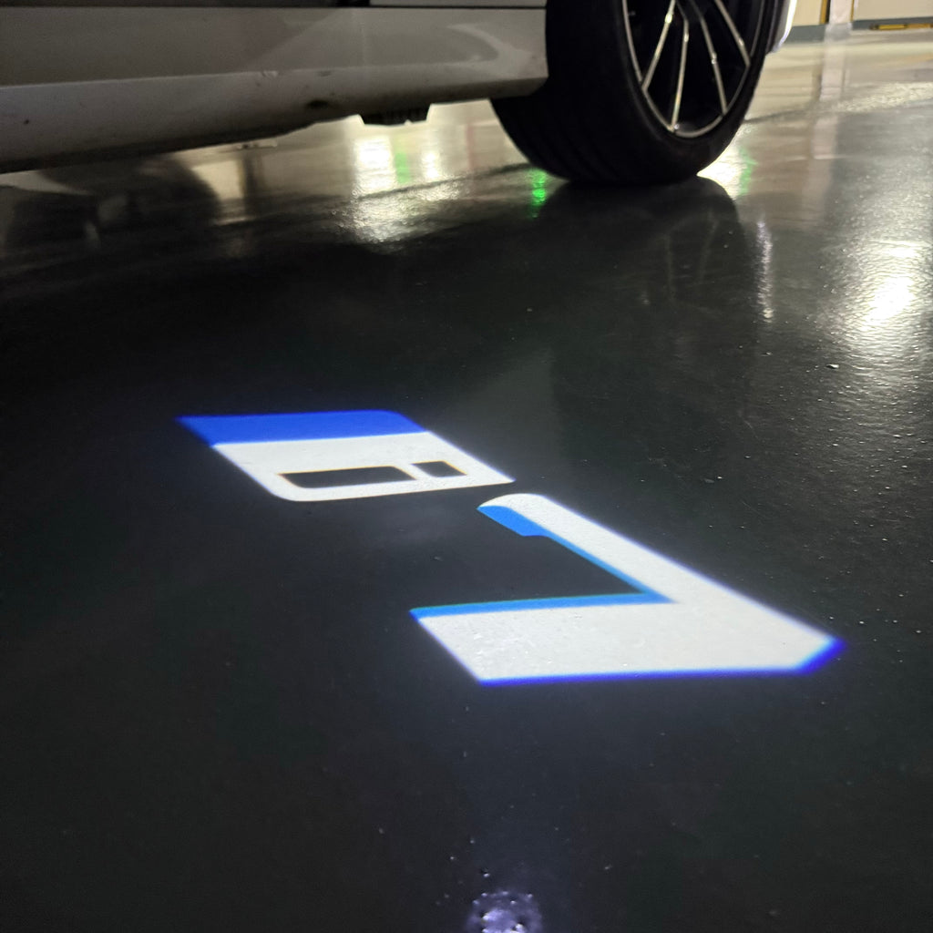 LUCES DE PROYECTOR DEL LOGOTIPO BMW M3 Nr.24 (cantidad 1 = 1 juegos / 2 luces de puerta)