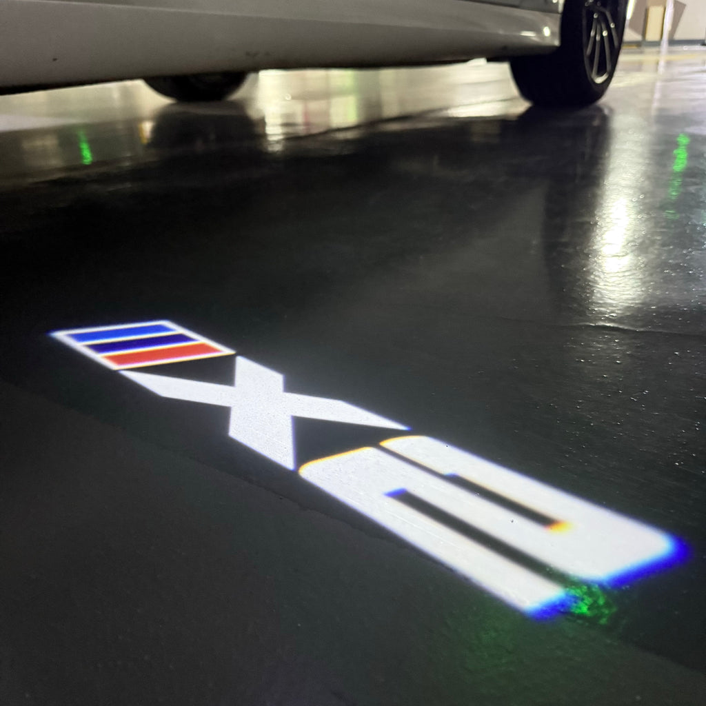 BMW M3 LOGO PROJECTOT LIGHTS Nr.24 (Menge 1 = 1 Sets/2 Türleuchten)