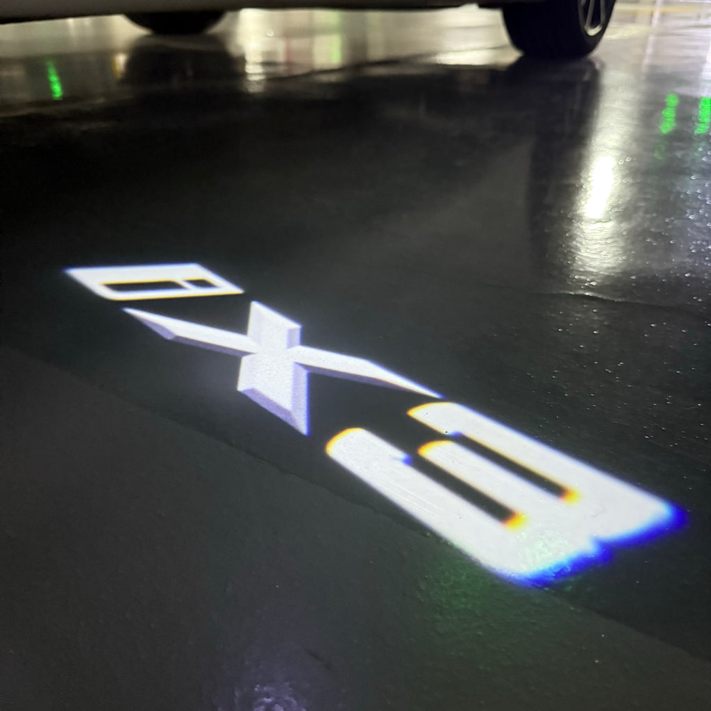 LUCES DE PROYECTOR DEL LOGOTIPO BMW M3 Nr.24 (cantidad 1 = 1 juegos / 2 luces de puerta)
