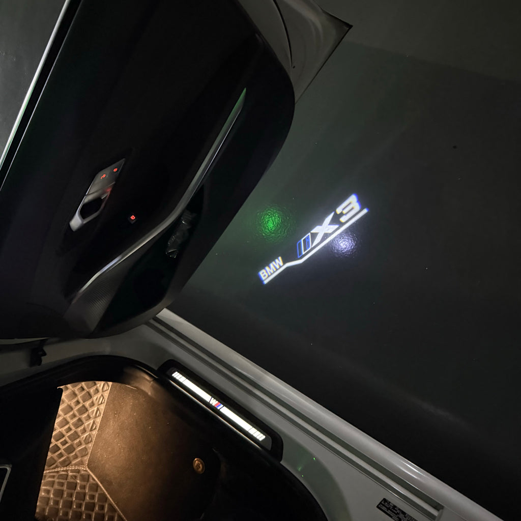 LUCES DE PROYECTOR DEL LOGOTIPO BMW M3 Nr.24 (cantidad 1 = 1 juegos / 2 luces de puerta)