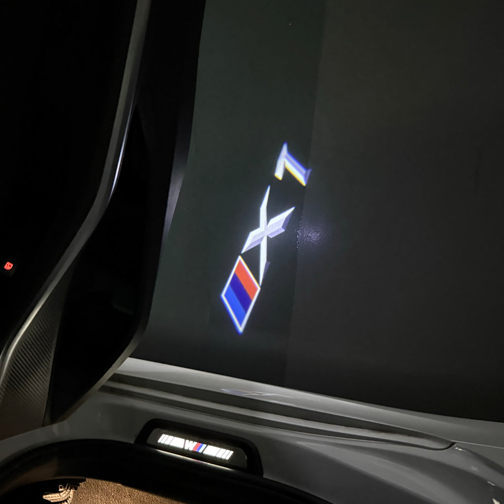 BMW M3 LOGO PROJECTOT LIGHTS Nr.24 (Menge 1 = 1 Sets/2 Türleuchten)