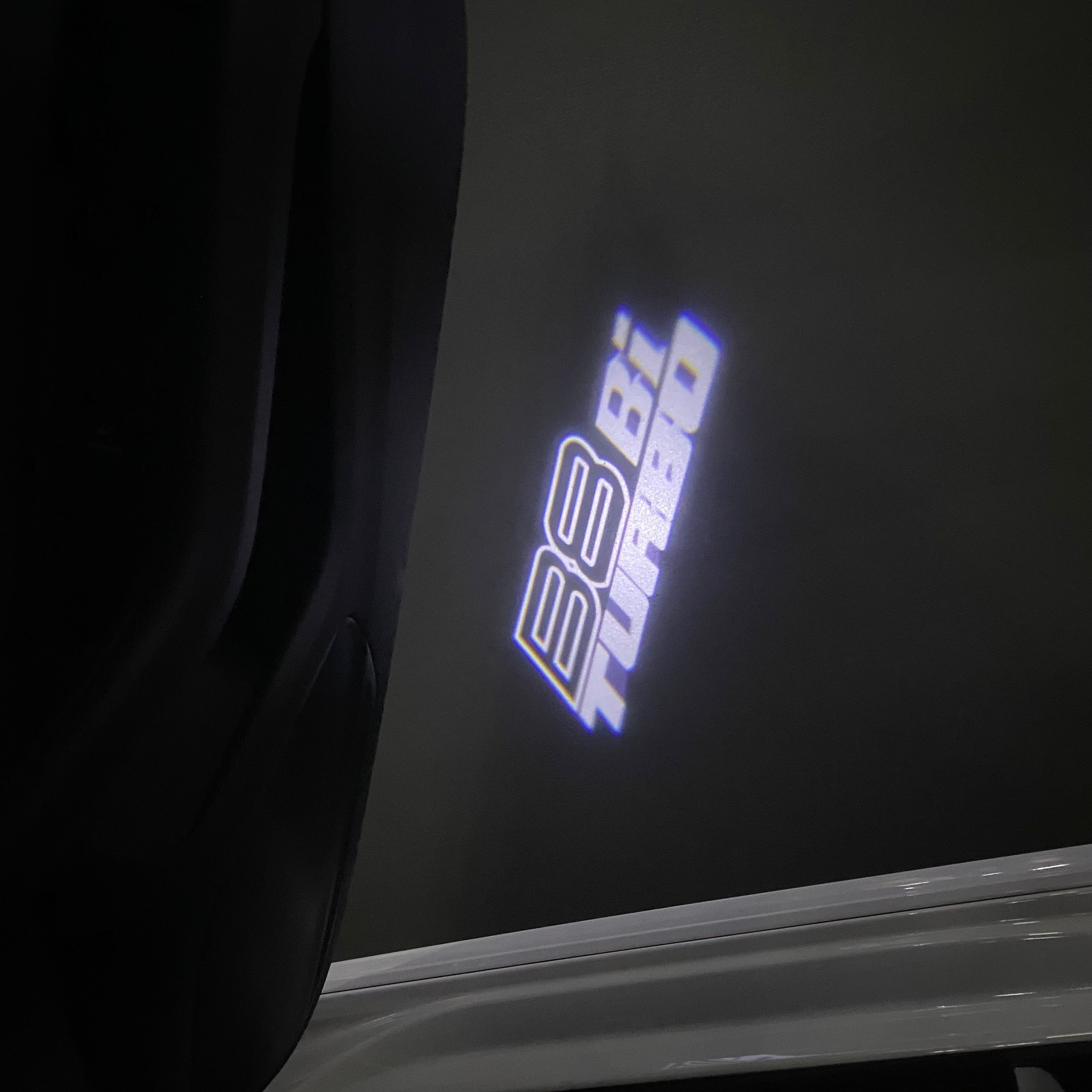 ALPINA B8  Bi TURBO  LOGO PROJECTOT LIGHTS  (quantity 1 = 1 sets/2 door lights) Nr.07A45