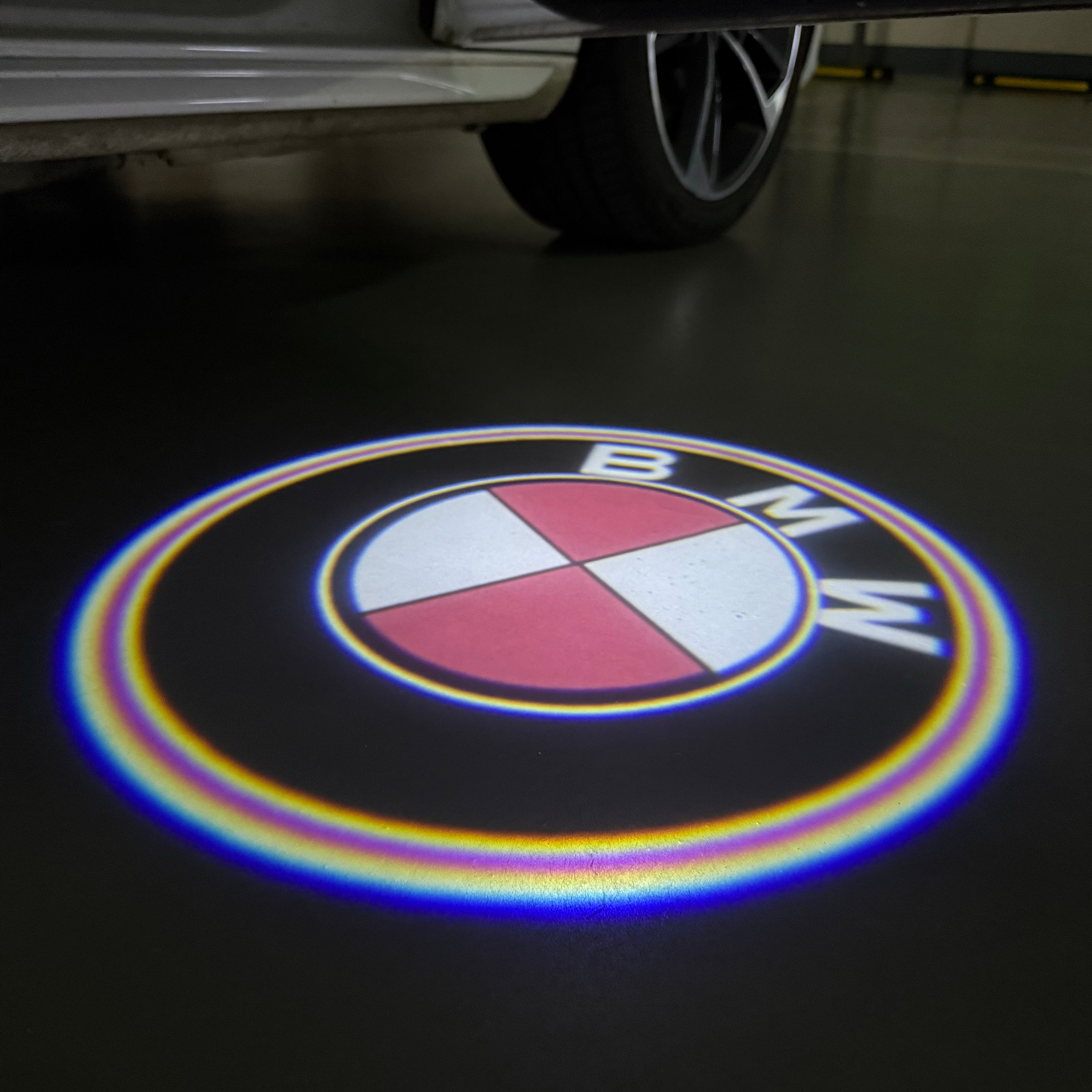BMW ORIGINAL  LOGO PROJECTOT LIGHTS (quantity 1 = 1 sets/2 door lights) Nr.PP201