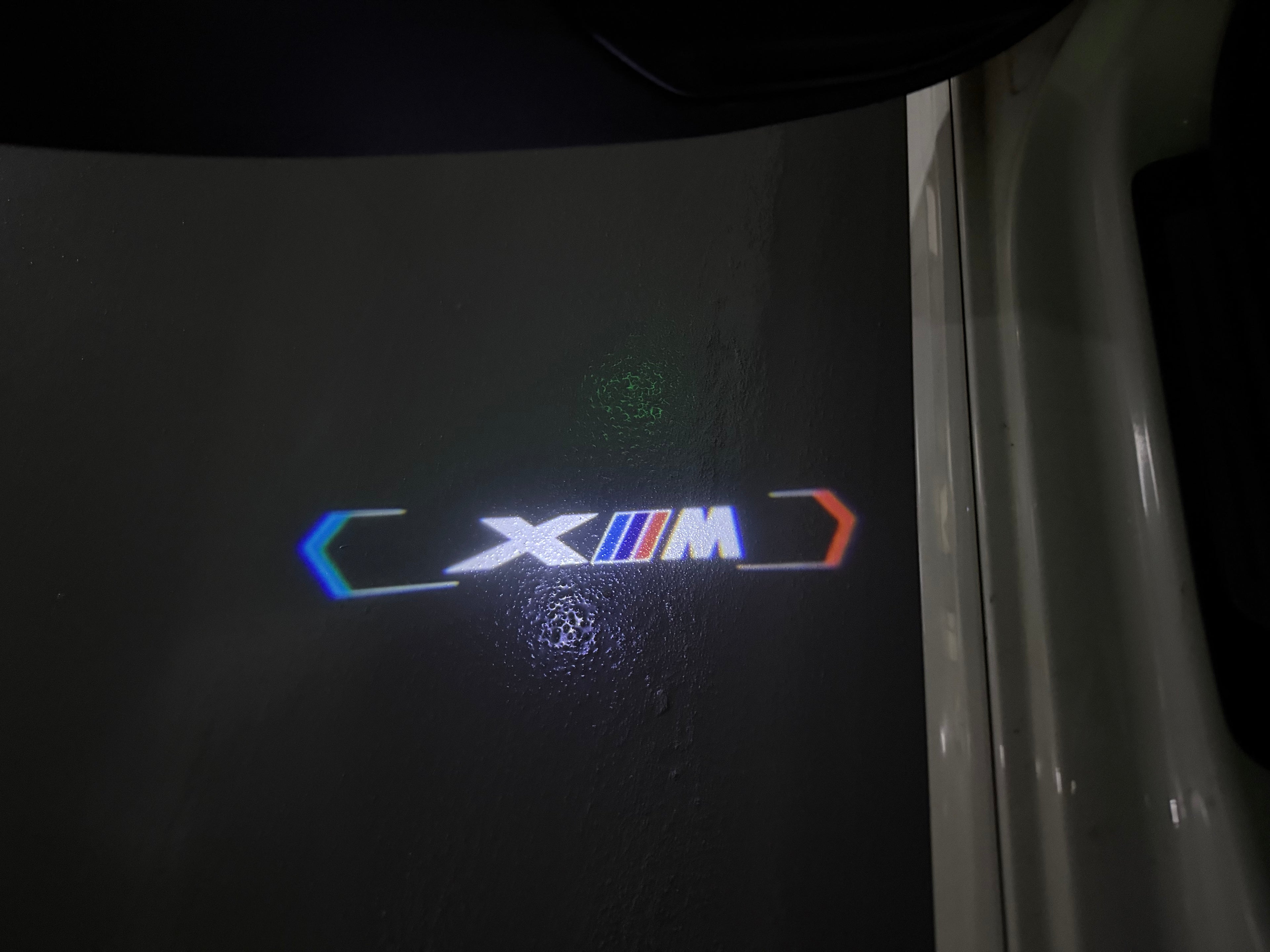 BMW M3 LOGO PROJECTOT LIGHTS Nr.24 (Menge 1 = 1 Sets/2 Türleuchten)