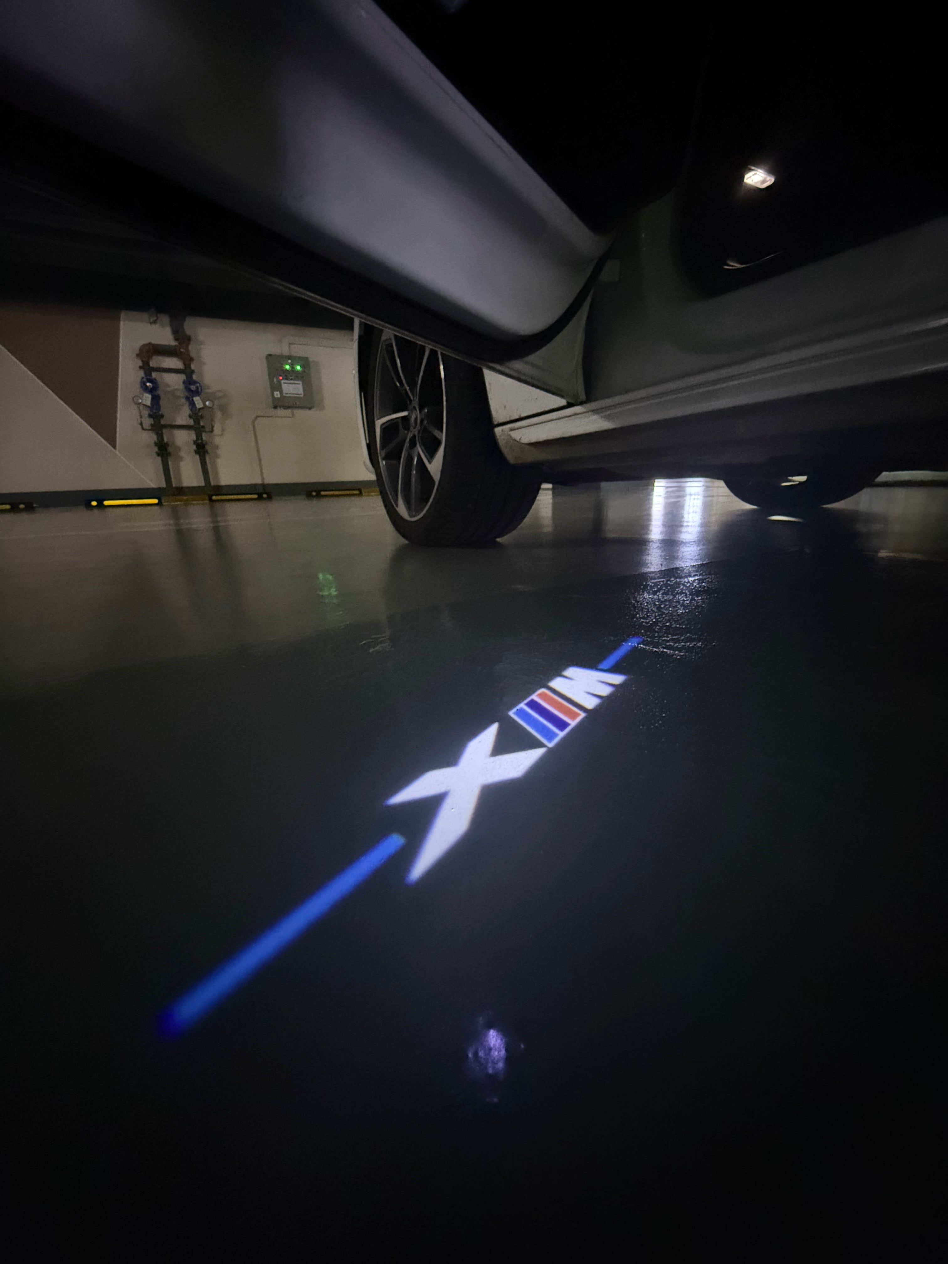 BMW M3 LOGO PROJECTOT LIGHTS Nr.24 (Menge 1 = 1 Sets/2 Türleuchten)