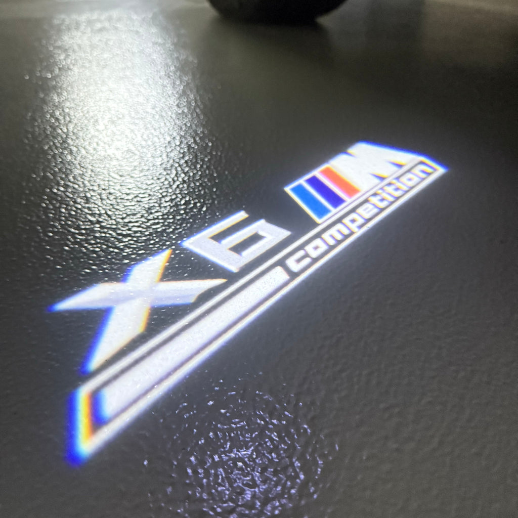 BMW M3 LOGO PROJECTOR LIGHTS Nr.24 (الكمية 1 = 1 مجموعة / 2 أضواء باب)