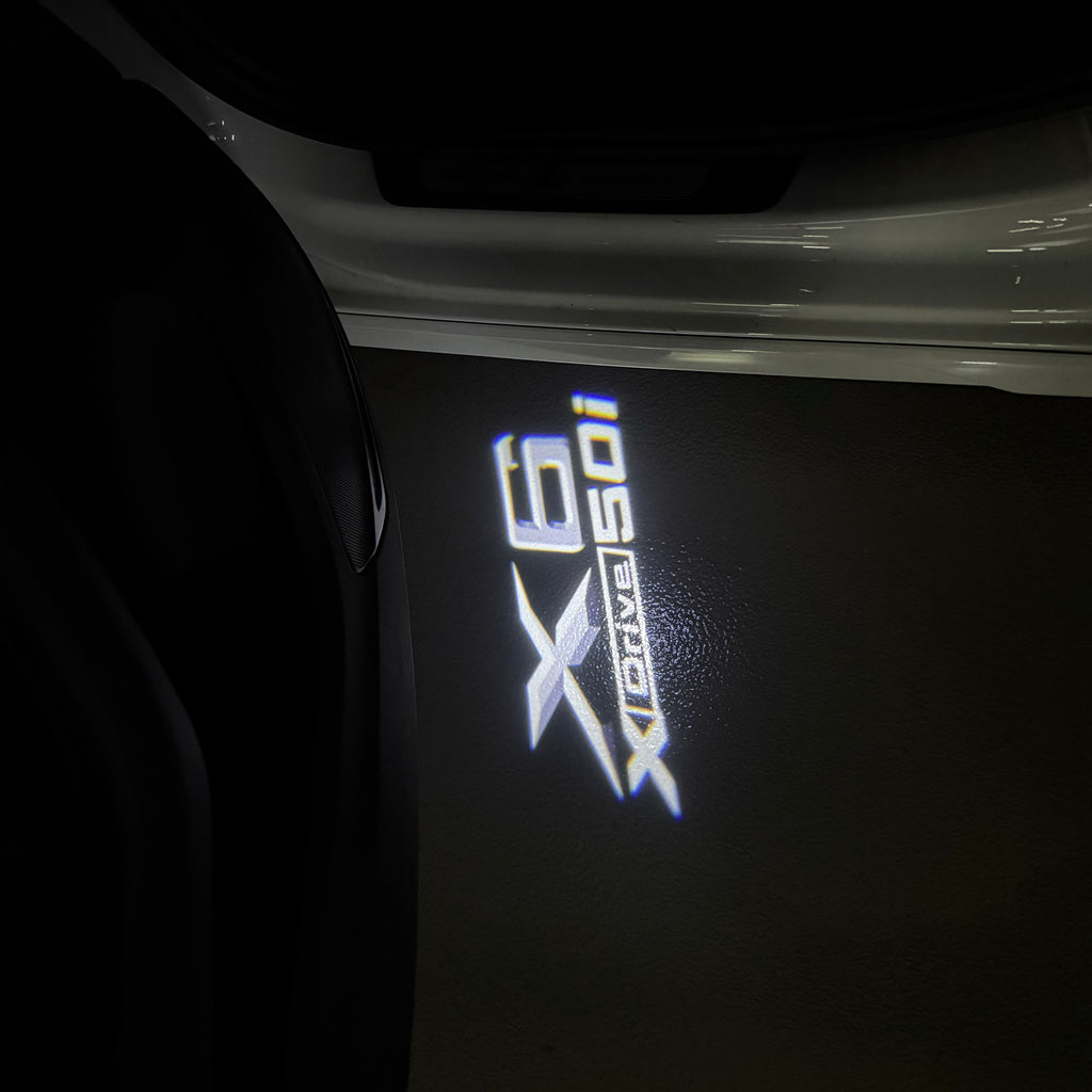 LUCES DE PROYECTOR DEL LOGOTIPO BMW M3 Nr.24 (cantidad 1 = 1 juegos / 2 luces de puerta)