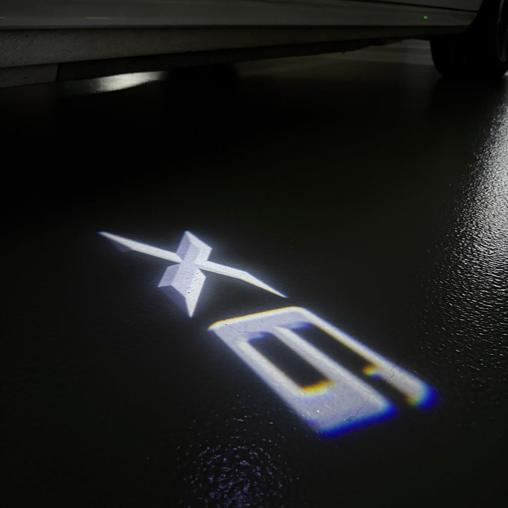 BMW M3 LOGO PROJECTOR LIGHTS Nr.24 (الكمية 1 = 1 مجموعة / 2 أضواء باب)