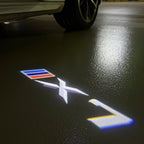 BMW M3 LOGO PROJECTOR LIGHTS Nr.24 (الكمية 1 = 1 مجموعة / 2 أضواء باب)