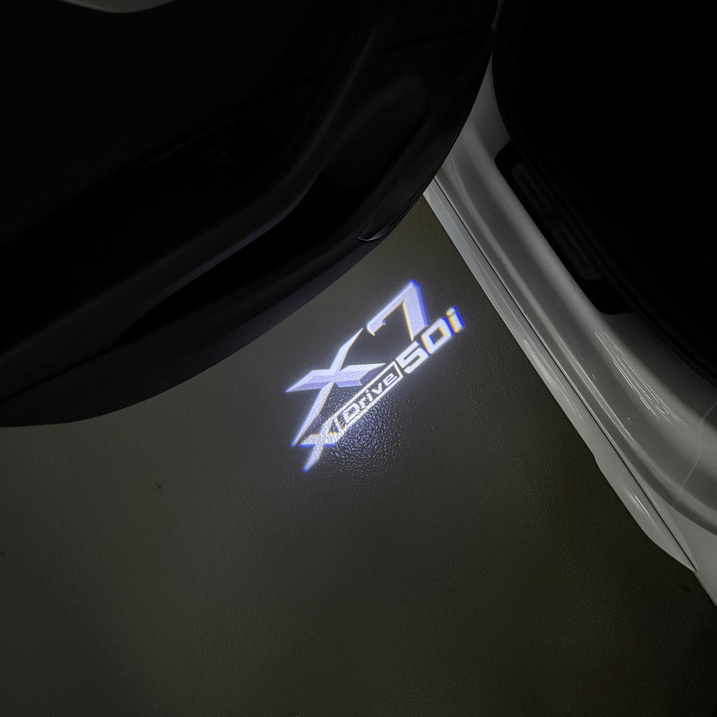 LUCES DE PROYECTOR DEL LOGOTIPO BMW M3 Nr.24 (cantidad 1 = 1 juegos / 2 luces de puerta)