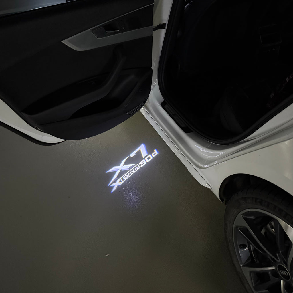 ÉCLAIRAGE DE PROJECTEUR BMW M3 LOGO Nr.24 (quantité 1 = 1 jeux / 2 feux de porte)