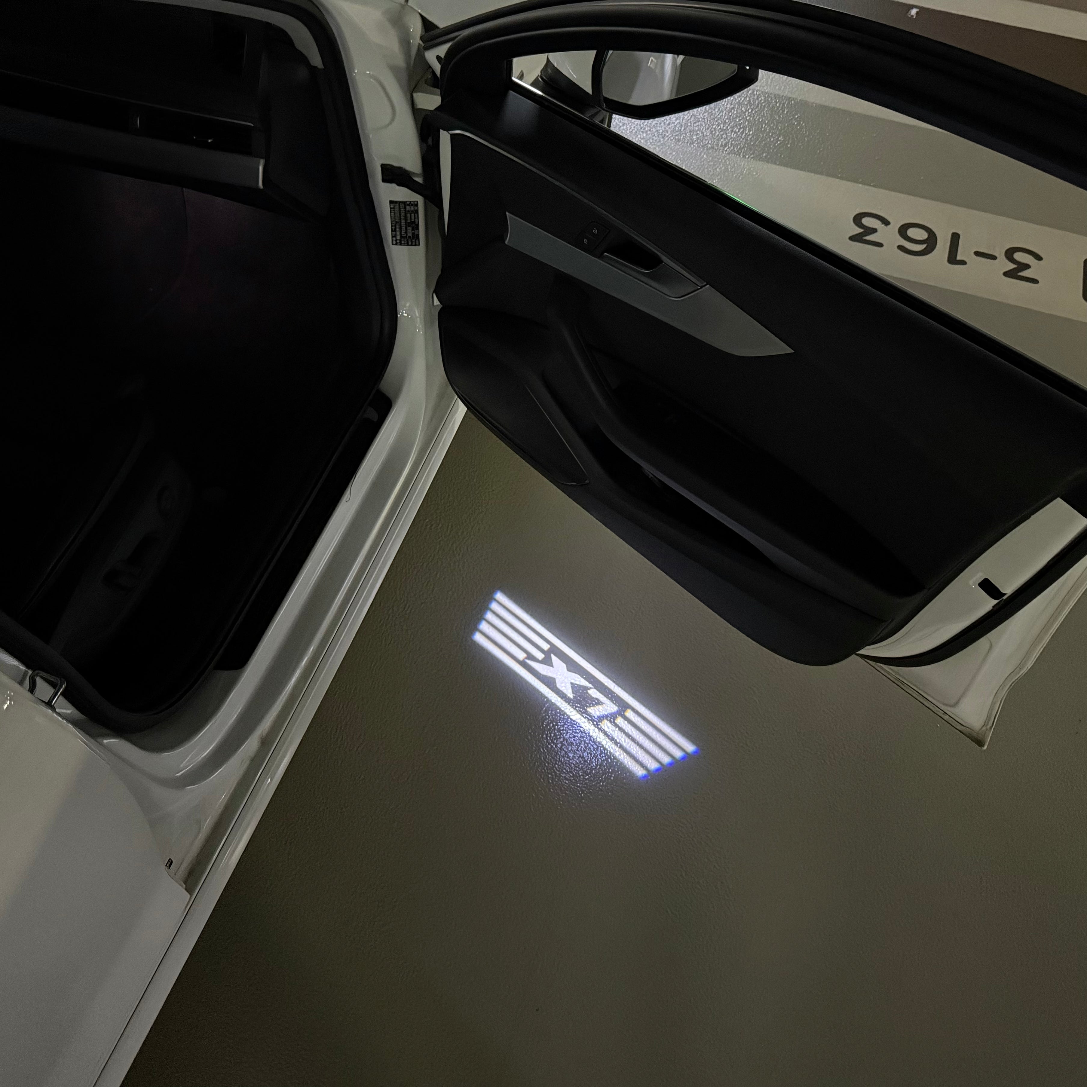 BMW M3 LOGO PROJECTOR LIGHTS Nr.24 (الكمية 1 = 1 مجموعة / 2 أضواء باب)