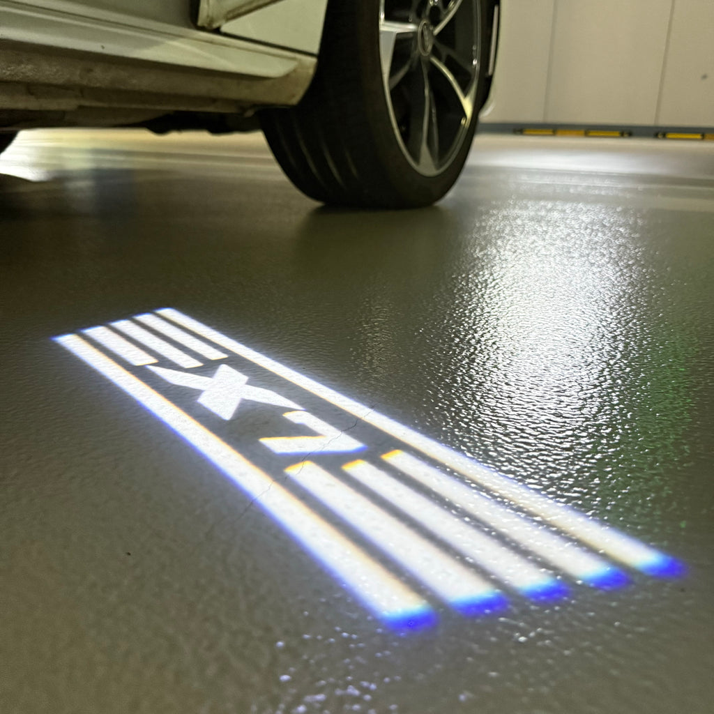 BMW M3 LOGO PROJECTOT LIGHTS Nr.24 (Menge 1 = 1 Sets/2 Türleuchten)