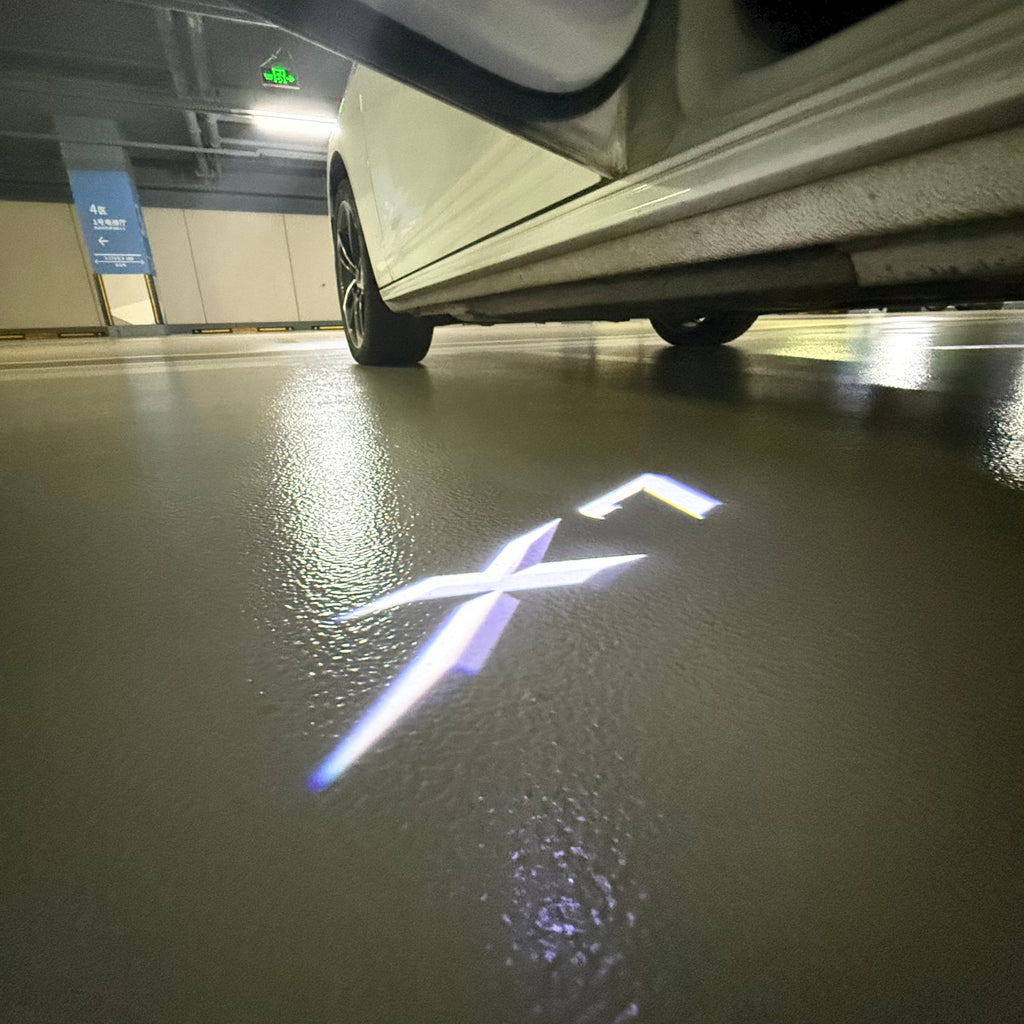 BMW M3 LOGO PROJECTOR LIGHTS Nr.24 (الكمية 1 = 1 مجموعة / 2 أضواء باب)