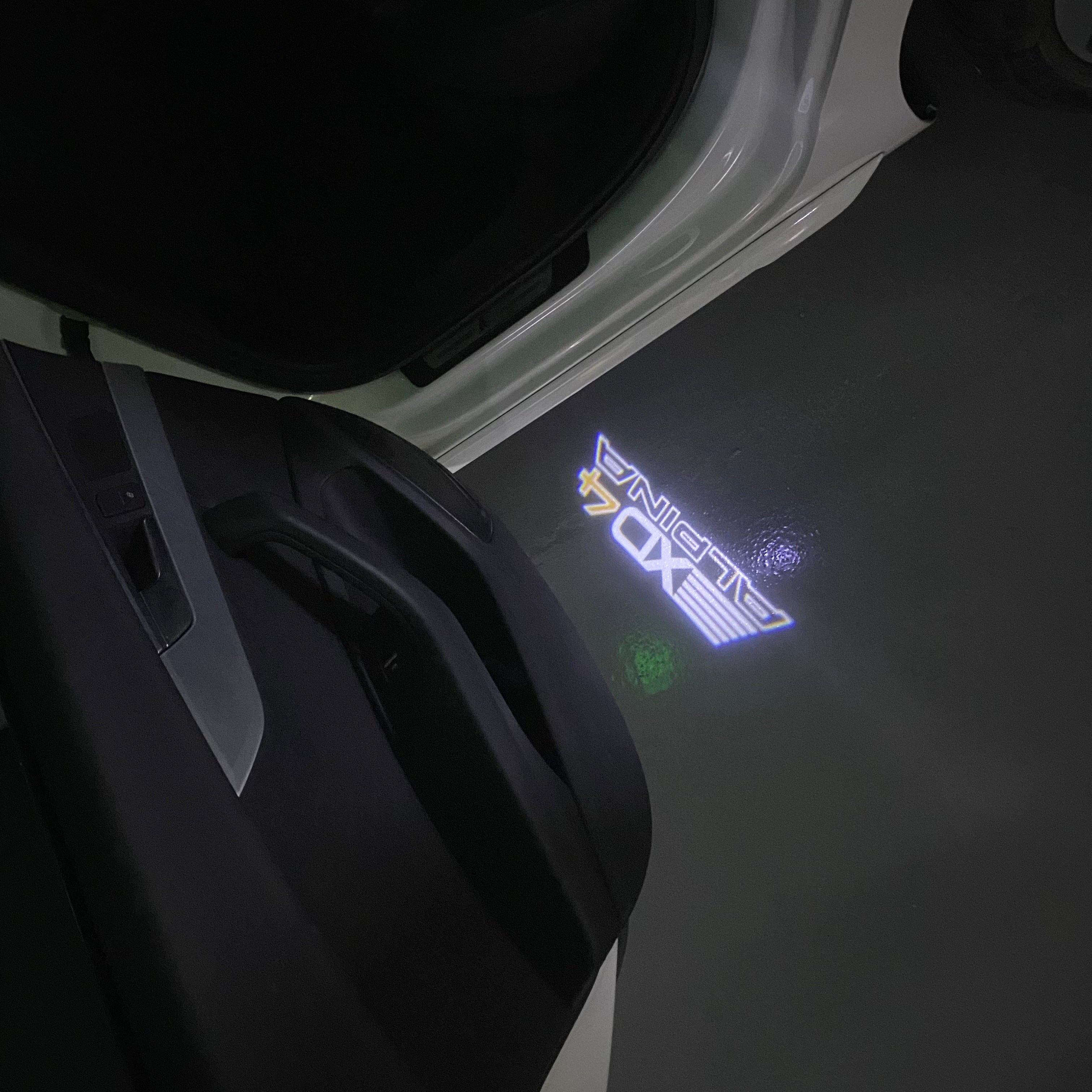 ALPINA XD4 LOGO PROJECTOT LIGHTS  (quantity 1 = 1 sets/2 door lights) Nr.07A38