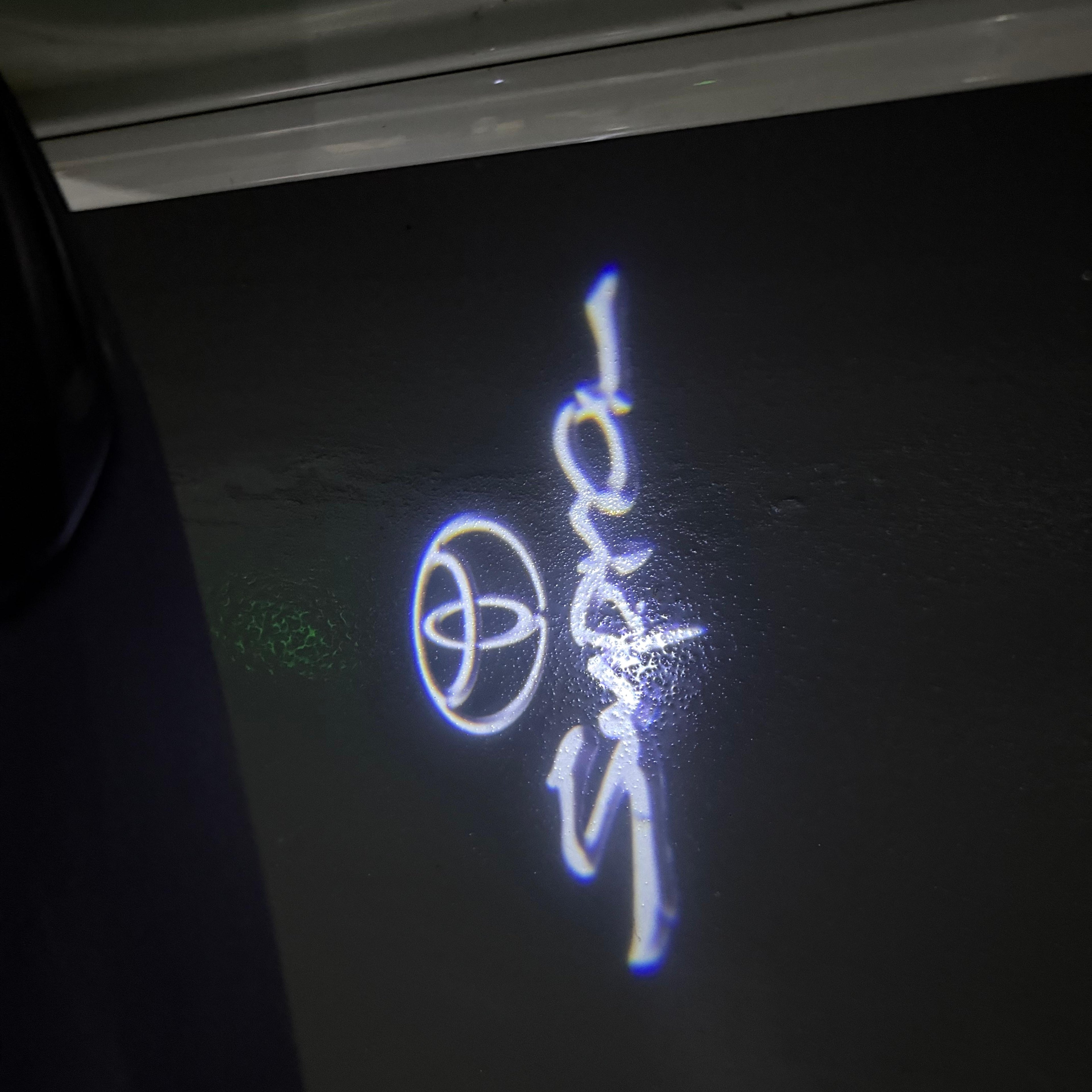 TOYOTA  SUPRA   LOGO PROJECROTR LIGHTS  (quantity 1 = 1 sets/2 door lights) Nr.0G37